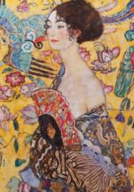 Dėlionė Moteris su vėduokle Gustav Klimt 1000d. - Image 2