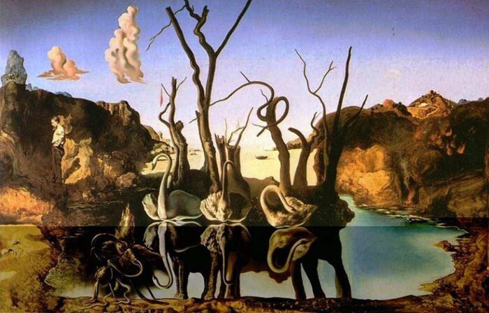 Dėlionė Gulbės, atspindinčios dramblius Salvador Dali 1000d. - Image 2