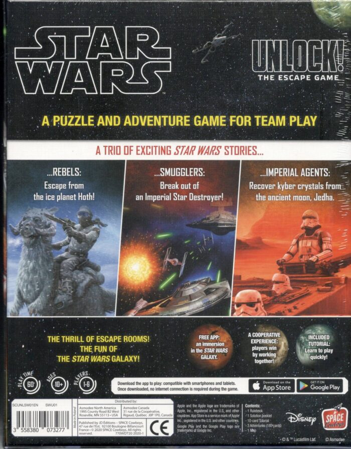 Stalo žaidimas Unlock!: Star Wars Escape Game 1-6 žaidėjai - Image 4