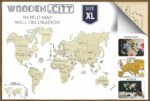 Medinė dėlionė Pasaulio žemėlapis XXL 200x120cm - Image 5