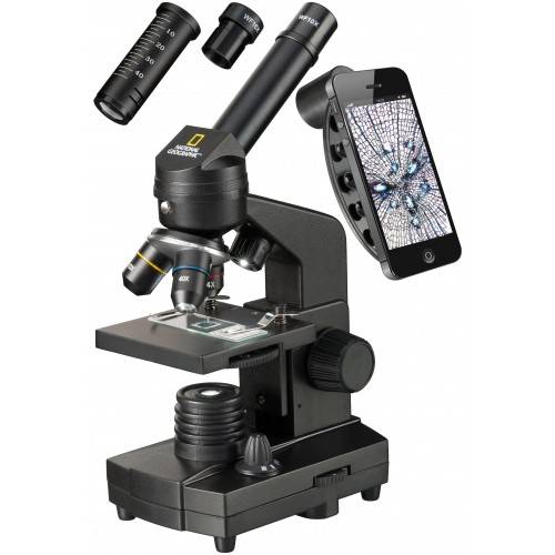 NATIONAL GEOGRAPHIC 40X-1280X MIKROSKOPAS SU IŠMANIOJO TELEFONO LAIKIKLIU