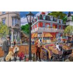Medinė dėlionė „Main street“, L 400 detalės