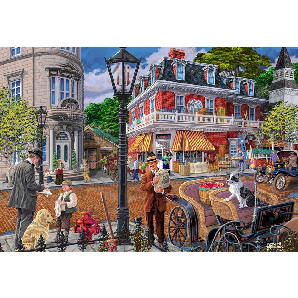 5904151821376 Medinė dėlionė „Main street“, L 400 detalės - Image 1