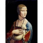 Dėlionė Dama su šermuonėliu. Leonardo da Vinci 1489-1490. 2000 detalių - Image 4