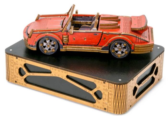 Išskirtinė riboto leidimo 3D medinė dėlionė Sportinis automobilis - Image 7