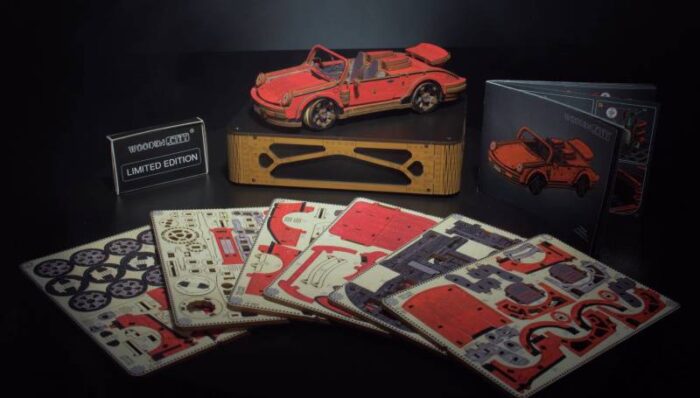 Išskirtinė riboto leidimo 3D medinė dėlionė Sportinis automobilis - Image 6