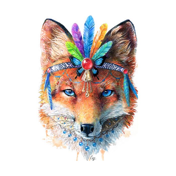 Dėlionė medinė "Mystic Fox" M 150 detalių - Image 2