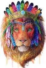 Medinė dėlionė "Mystic Lion", L 250 detalių - Image 5