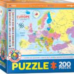 Dėlionė "Europos žemėlapis" 200 detalių