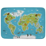 Kilimas Ultra Soft Pasaulis 100x150cm