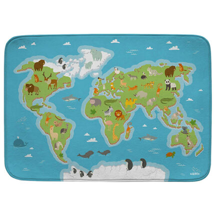 Kilimas Ultra Soft Pasaulis 100x150cm