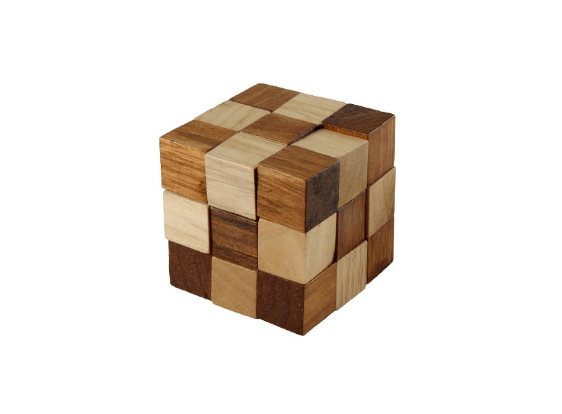 77898833635 Medinis galvosūkis "Kubikas rubikas IQ" - Image 1