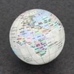 Antistresinis kamuolys - gaublys „World Vintage“ 7,5cm