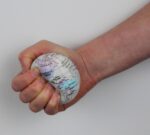 Antistresinis kamuolys - gaublys „World Vintage“ 7,5cm