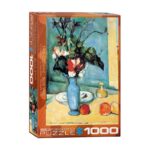 Dėlionė Mėlyna vaza Paul Cezanne 1000