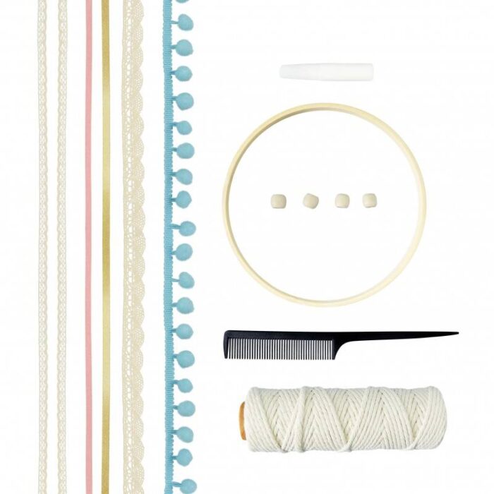 Kūrybinis rinkinys Makramė Sapnų gaudyklė 19cm - Image 2
