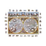 Medinė dėlionė „Nova Terrarum žemėlapis“, 1010 detalių