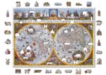 Medinė dėlionė „Nova Terrarum žemėlapis“, 1010 detalių - Image 9