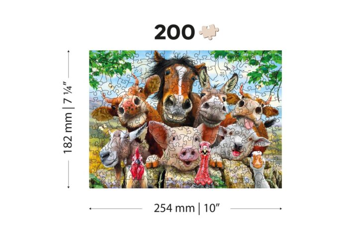 Medinė dėlionė „Fermos gyvenimas“, 200 detalių - Image 7