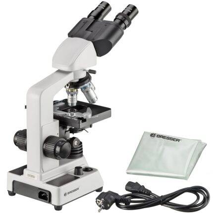 Mikroskopas-Researcher-Bino-40x-1000x-su-priedais