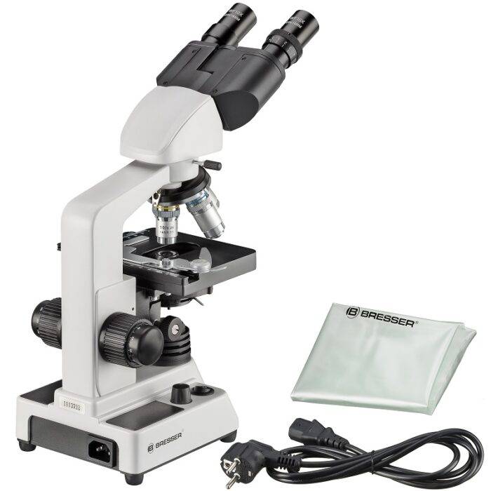 Mikroskopas-Researcher-Bino-40x-1000x-su-priedais