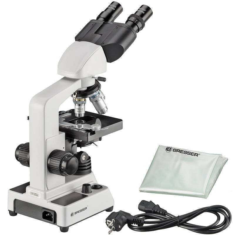 Mikroskopas-Researcher-Bino-40x-1000x-su-priedais