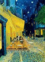 Dėlionė "Vincentas van Gogas - Kavinės terasa naktį, 1888" 4000 detalių - Image 2