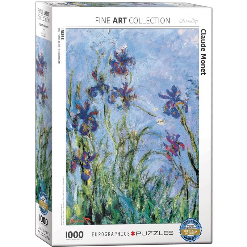 628136620345 1 Dėlionė Irisai Claude Monet 1000 detalių