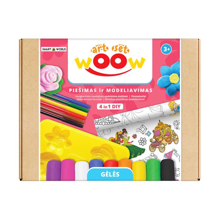 Kūrybinis rinkinys WOOW Gėlės 4 in 1 - Image 3