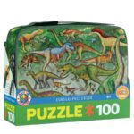 Pietų dėžutė-dėlionė Dinozaurai 100 d.