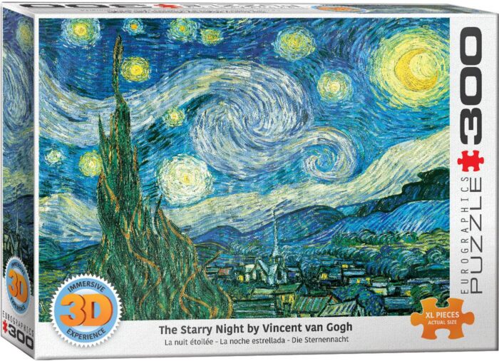 3D dėlionė Žvaigždėta naktis Van Gogas 300 - Image 5