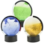 Smėlio lempa su led apšvietimu 20 cm