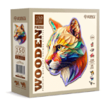 Medinė dėlionė Įmantri puma