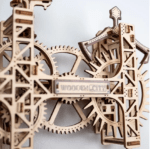 3D Medinis konstruktorius Steampunk sieninis laikrodis - Image 6
