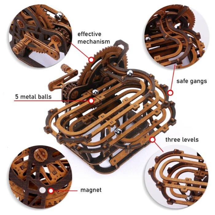 Medinis konstruktorius Marble Run Mini. 147