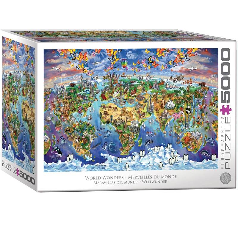 Delione Pasaulio stebuklai 5000 1 Dėlionė Pasaulio stebuklai Maria Rabinky 5000