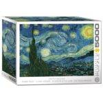 Dėlionė Žvaigždėta naktis Vincent van Gogh (Vincentas van Gogas) 5000
