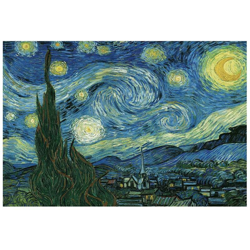 Dėlionė Žvaigždėta naktis Vincent van Gogh (Vincentas van Gogas) 5000
