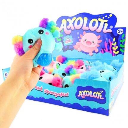 Spaudomas pliušinis aksolotlis