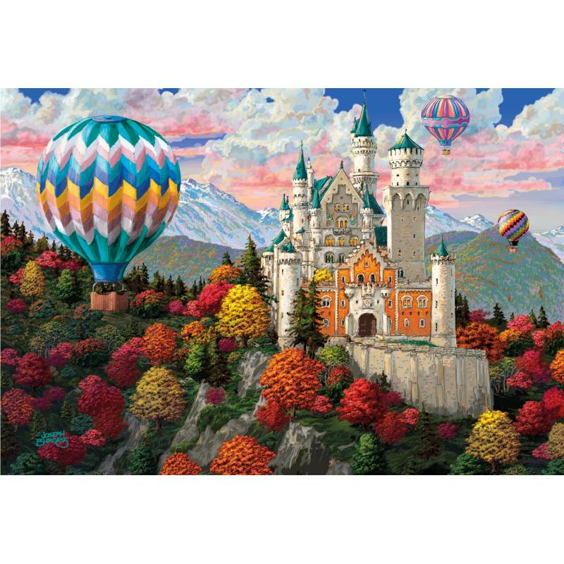 Medine dleione Noišvanšteino pilis 1 Medinė dėlionė Neuschwanstein Castle (Noišvanšteino pilis) 200