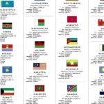 National Geographic Pasaulio žemėlapis su vėliavomis ir faktais (sulankstomas) 1:37,213,000