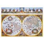 Medinė dėlionė Žemėlapis Nova Terrarum Antique 200