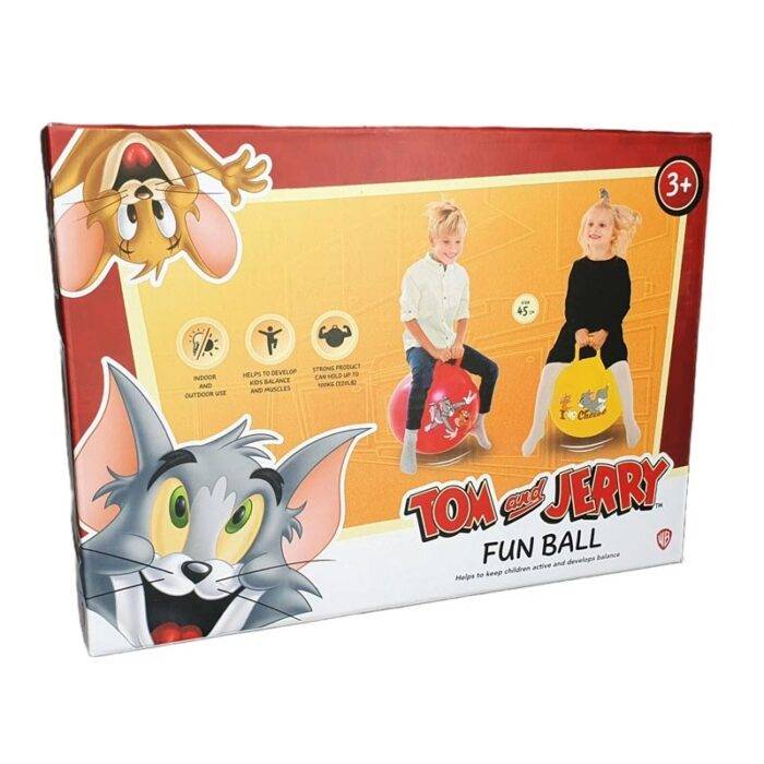 Šokliukas-kamuolys Tomas ir Džeris (Tom and Jerry) 45 cm