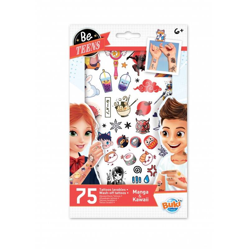 75 tatuiruotės mergaitėms Manga Kawai