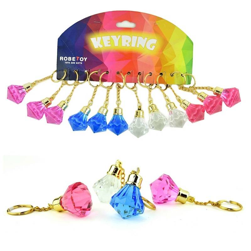 7300009520237 3 Pakabukas raktams Deimantas (skaidri Prisma) 10cm