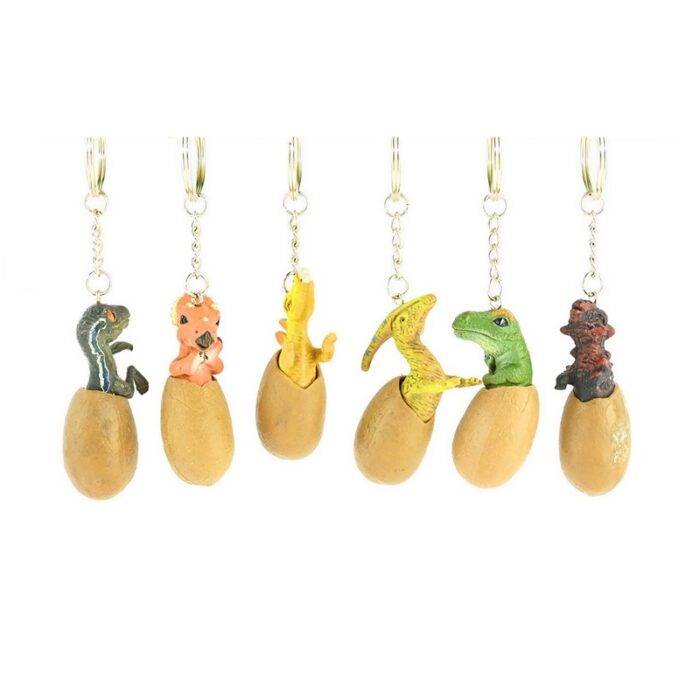 Pakabukas raktams Dinozauras kiaušinyje 6cm