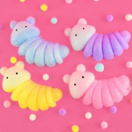 Kirminukas squishy antsitresinis žaislas 10cm