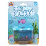 Akvariumas su augančiomis žuvytėmis 8x5x3cm