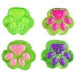 Katės letenelė squishy skaidri su spalvotomis pagalvėlėmis 7cm - Image 3