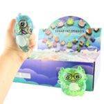 Spaudomas storuliukas aksolotlis su akiniais squishy 6cm